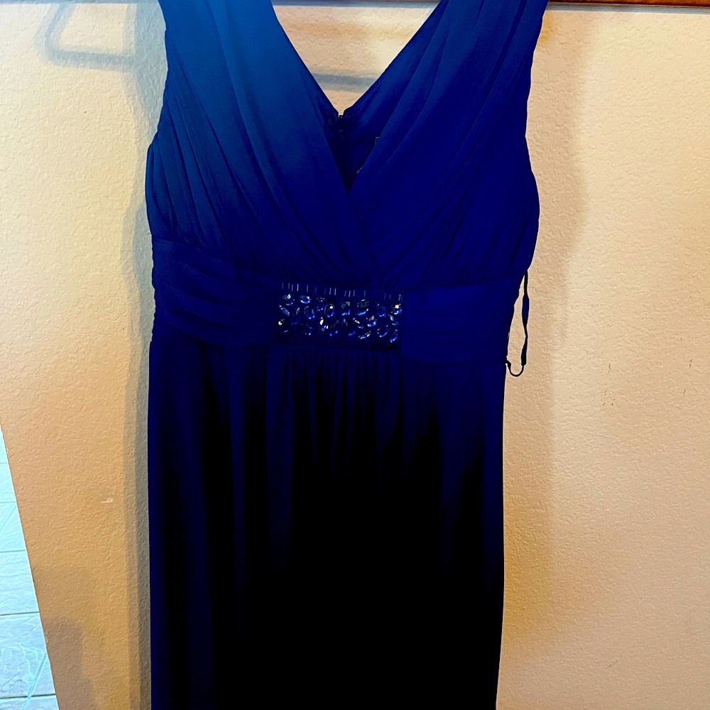 Elegant Blue Evening Dress